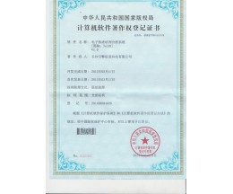 软件著作权登记证书(电子轨迹研判分析系统)